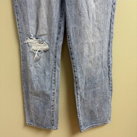 Pistola Womens Cassie Super High Rise Straight Jeans Distressed Size 31 Button - Picture 3 of 13